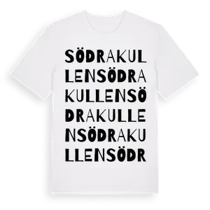 Södra Kullen ordlek t-shirt – ekologisk bomull t-shirt från Pinshirt