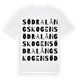 Södra Långskogen ordlek t-shirt