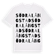 Södra Långstad ordlek t-shirt