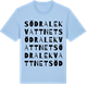 Blue Soul t-shirt med Södra Lekvattnet ordlek t-shirt
