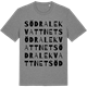 Mid Heather Gray t-shirt med Södra Lekvattnet ordlek t-shirt