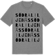 Mid Heather Gray t-shirt med Södra Liljenäs ordlek t-shirt