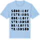 Blue Soul t-shirt med Södra Loffstrand ordlek t-shirt