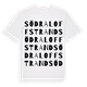 Södra Loffstrand ordlek t-shirt
