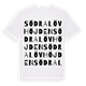 Södra Lövhöjden ordlek t-shirt