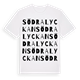 Södra Lyckan ordlek t-shirt