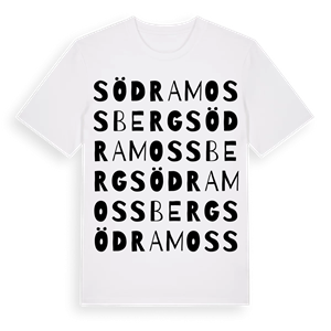 Södra Mossberg ordlek t-shirt – ekologisk bomull t-shirt från PinShirt