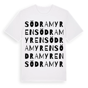 Södra Myren ordlek t-shirt – ekologisk bomull t-shirt från Pinshirt