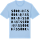 Blue Soul t-shirt med Södra Näs ordlek t-shirt