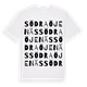Södra Öjenäs ordlek t-shirt