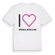Jag älskar Södra Rävling t-shirt stort tryck