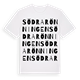 Södra Rönningen ordlek t-shirt