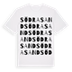 Södra Sand ordlek t-shirt
