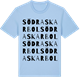 Blue Soul t-shirt med Södra Skarbol ordlek t-shirt