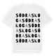 Södra Skoga ordlek t-shirt