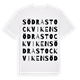 Södra Stockviken ordlek t-shirt