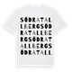 White t-shirt med Södra Tallberg ordlek t-shirt