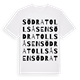 Södra Tollsåsen ordlek t-shirt