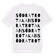 Södra Trotakan ordlek t-shirt