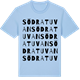 Blue Soul t-shirt med Södra Tuvan ordlek t-shirt