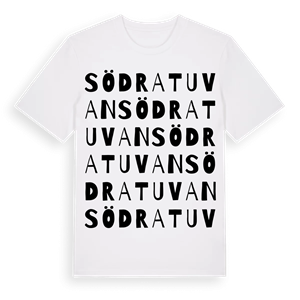 Södra Tuvan ordlek t-shirt – ekologisk bomull t-shirt från PinShirt