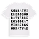 Södra Tvärberg ordlek t-shirt