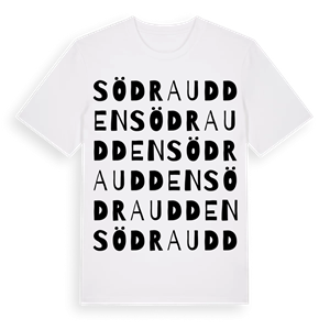 Södra Udden ordlek t-shirt – ekologisk bomull t-shirt från PinShirt