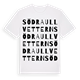 Södra Ullvettern ordlek t-shirt