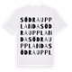Södra Upplanda ordlek t-shirt