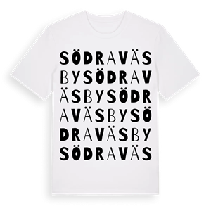 Södra Väsby ordlek t-shirt – ekologisk bomull t-shirt från Pinshirt