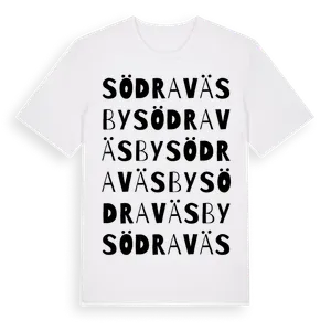 Södra Väsby ordlek t-shirt – ekologisk bomull t-shirt från Pinshirt