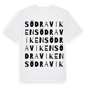 Södra Viken ordlek t-shirt – ekologisk bomull t-shirt från PinShirt