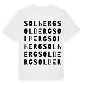 Solberg ordlek t-shirt – ekologisk bomull t-shirt från PinShirt