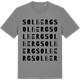 Mid Heather Gray t-shirt med Solberg ordlek t-shirt