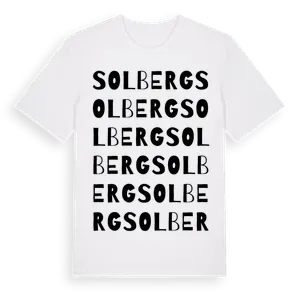 Solberg ordlek t-shirt – ekologisk bomull t-shirt från Pinshirt