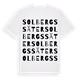 Solbergssäter ordlek t-shirt