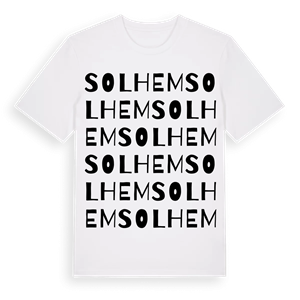 Solhem ordlek t-shirt – ekologisk bomull t-shirt från PinShirt