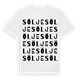 White t-shirt med Sölje ordlek t-shirt
