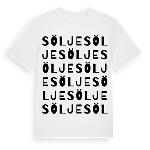 Sölje ordlek t-shirt – ekologisk bomull t-shirt från PinShirt