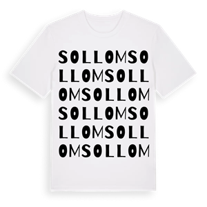 Sollom ordlek t-shirt – ekologisk bomull t-shirt från PinShirt