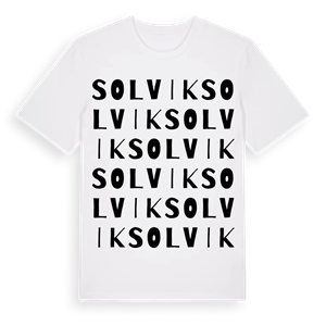 Solvik ordlek t-shirt – ekologisk bomull t-shirt från PinShirt