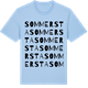 Blue Soul t-shirt med Sommersta ordlek t-shirt