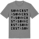 Mid Heather Gray t-shirt med Sommersta ordlek t-shirt