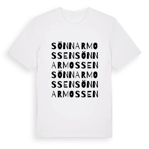 Sönnarmossen ordlek t-shirt – ekologisk bomull t-shirt från PinShirt