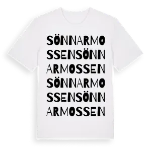 Sönnarmossen ordlek t-shirt – ekologisk bomull t-shirt från Pinshirt