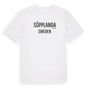 Söpplanda i Sverige t-shirt – ekologisk bomull t-shirt från Pinshirt