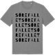 Mid Heather Gray t-shirt med Sörefallet ordlek t-shirt