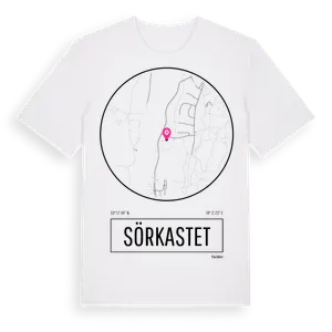 Sörkastet t-shirt – ekologisk bomull t-shirt från Pinshirt