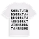 Sorktjärn ordlek t-shirt