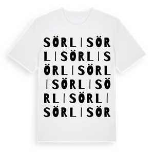 Sörli ordlek t-shirt – ekologisk bomull t-shirt från PinShirt